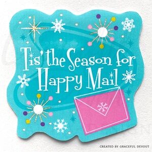 Tis The Season for Happy Mail -2" (inches) (48ct.) [GD105-48]